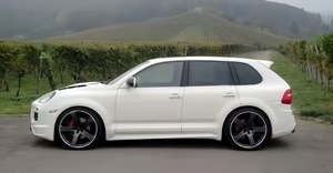 Para Porsche Cayenne <span class=keywords><strong>957</strong></span> es un kit de carrocería estilo Msy con parachoques delantero y trasero, capó de motor, guardabarros de cuerpo ancho y rueda Ar - Product Image 6