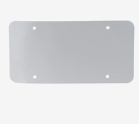 Inserts promotionnels pour plaques d'immatriculation avec logo personnalisé – Support publicitaire à clipser pour véhicule automobile