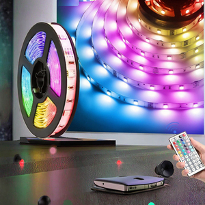 ชุดไฟแบ็คไลท์ LED RGB สำหรับทีวี DC5V แบบยืดหยุ่นมีรีโมทคอนโทรล IR 24ปุ่ม - Product Image 3