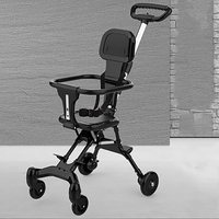 Vente en gros Poussette bébé portable à quatre roues pliable et absorbant les chocs pour enfants