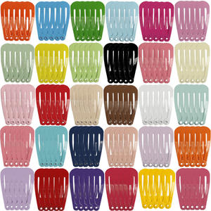 100-Pack BB Animal lindo Cabello para niños Gota de agua Flequillo Corona Corazón Clips laterales Conjunto de combinación - Product Image 4