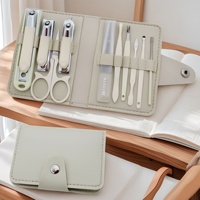 Kit de Manucure et Pédicure Professionnel en Acier Inoxydable 7 Pièces – Coupe-Ongles, Lime à Ongles, Ciseaux à Cuticules – Vente en Gros