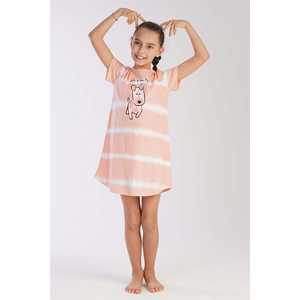 Robe tunique ovale pour filles avec manches courtes et col, taille 9-10/15-16 - Product Image 6