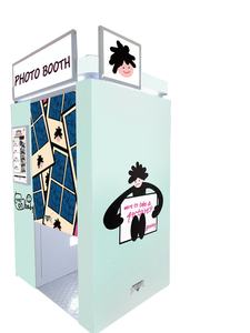 Autocollants d'extérieur JLJ personnalisés Photobooth Machine tout-en-un Photomaton logiciel Photomaton Selfie Pod - Product Image 6