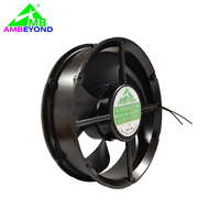 Kipas Aksial AC 22060 220x220x60mm 2600RPM 400CFM Bantalan Bola 110V 220V 380V Kipas Pendingin Industri Tanpa Sikat untuk Kabinet