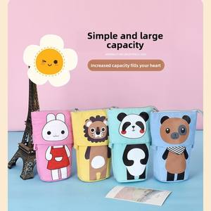 बड़े क्षमता वाले कार्टून पेंसिल मामले प्राथमिक विद्यालय विशेष प्रयोजन बैग के लिए बहु-कार्यात्मक रिट्रेटेबल स्टेशनरी बॉक्स - Product Image 5