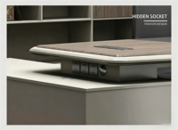 Fabricant chinois de bureaux modulaires en bois pour salle de réunion, table de conférence, formation moderne, direction, PDG