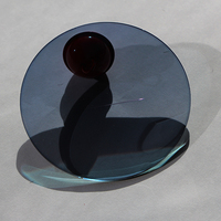 Verres photochromiques bifocales 1.56 à bord plat avec filtre anti-lumière bleue pour lunettes optiques