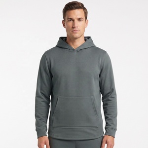 Sweat à capuche intégré en polaire pour homme avec logo personnalisé, 91 % polyester, 9 % élasthanne, poids moyen 260 g, technologie thermique, haute élasticité, pour l'entraînement, 2026 - Product Image 1