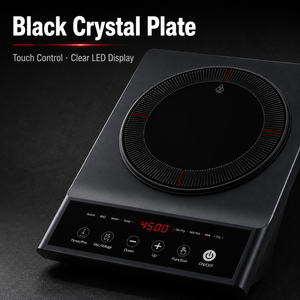 Placa de Inducción Individual Cóncava Plana para Cocina, Wok Eléctrico de Acero Inoxidable de Alta Potencia para Restaurante, Modelo KI02019 - Product Image 3