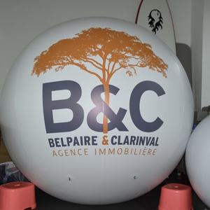 Keepfuns Logo Aanpasbare Pvc Opblaasbare Ballonnen-Compliant Bereik, En 71 Gecertificeerd, Multi-Use Voor Feest En Promotie - Product Image 1