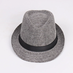 Berretto Jazz stile britannico lino tinta unita <span class=keywords><strong>bombetta</strong></span> cappello uomini e donne con lo stesso paragrafo - Product Image 6