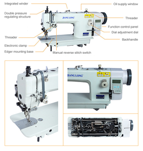 0303D De Costurar Industriaj Direct Drive Needle Feed Jianglong Flat Lock Canvas Tent Sewing Machine - Product Image 3