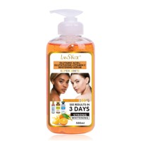 Sérum éclaircissant pour le visage et le corps à la vitamine C et à l'acide hyaluronique - Éclaircissant, anti-acné, réducteur de taches, végétalien