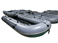Bateau pneumatique de sport léger en PVC épais de 1,2 mm SD450 pour 8 personnes, idéal pour la dérive
