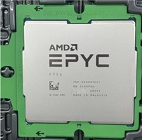 Prosesor CPU EPYC 9454P 2.0 GHz hingga 3.25 GHz 48-Core 96-Thread 350W 256MB Soket SP5 Mendukung DDR5 4800MHz 12 Saluran Memori