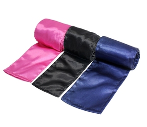 Bandeau en satin doux personnalisé avec logo, largeur 2,4 pouces, pour le sport, le tennis, ou comme cadeau - Product Image 3