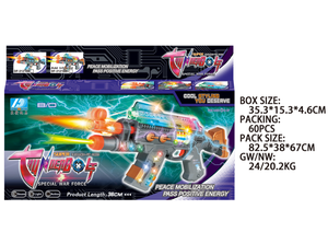 Top popolare Elettronico Pistola Realistico Giocattolo Per Bambini con la luce del LED e suono per 3 + ragazzo - Product Image 2