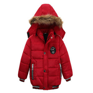 Veste <span class=keywords><strong>Parka</strong></span> longue pour enfants, vêtements chauds pour bébés, manteaux d'hiver pour garçons, vestes rembourrées à capuche pour enfants, nouvelle collection - Product Image 6