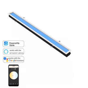 50W Tuya Smart Home LED ciel soleil <span class=keywords><strong>plafond</strong></span> 14x115cm panneau artificiel virtuel lucarne bleue naturelle lumières du ciel - Product Image 1