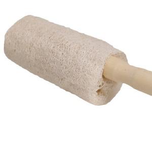 Cepillos de limpieza multifuncionales naturales al por mayor con mango de madera, cepillo de lufa para tazas, herramienta colgante para lavar platos - Product Image 3