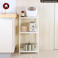 Étagère de rangement en métal à 3 niveaux étagère de rangement réglable extensible pour étagère de présentation de cuisine à domicile