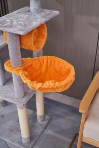 Luxury <strong>Large</strong> <strong>Cat</strong> House for Kitten Sisal-Covered Scratching Posts <strong>Cat</strong> <strong>Tree</strong> Tower <strong>Cat</strong> <strong>Climbing</strong> <strong>Tree</strong> Indoor - Product Image 5