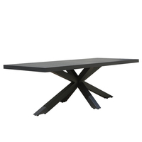 OSMEN Millet Table à manger en alun Table de restaurant Mobilier d'extérieur