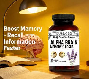 Капсулы-ноотропы для улучшения работы мозга: концентрация, память и ясность ума для студентов и профессионалов. Поддержка когнитивных функций. OEM. - Product Image 2