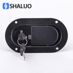 Cerradura de Puerta Ovalada Shaluo de Aleación de Zinc para Generador, Accesorios para Grupos Electrógenos Diésel - Product Image 1