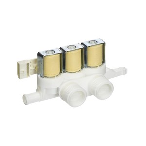 วาล์วน้ำเข้า Wh13X10026 110 V ไฟฟ้า พลาสติก สำหรับเครื่องซักผ้า อะไหล่เปลี่ยน ติดตั้งง่าย - Product Image 1