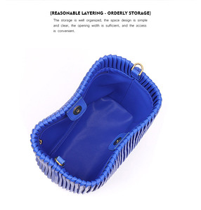 Sac à bandoulière pliable en cuir véritable <span class=keywords><strong>LOUIS</strong></span> LEVANE, deux sangles, fermeture à fermoir, sangle amovible, capacité de 1 à 1,9 L, mode féminine - Product Image 6