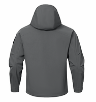 Veste tactique imperméable coupe-vent respirante écologique fine pour hommes et femmes à fermeture éclair à capuche