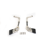 Sistem Knalpot Lengkap MPER Sporty Desain 6 Outlet untuk Mercedes G63 G500 W463 Bahan Stainless Steel Suara Agresif Plug and Play