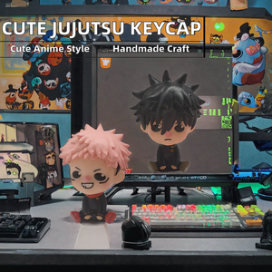 Personnalisez votre keycap artisanal mignon sur le thème de l'anime Jujutsu Kaisen, compatible avec tous les claviers mécaniques - Product Image 2