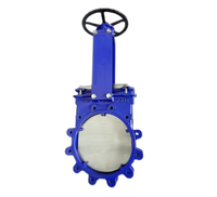 Vanne à vanne de couteau de gaufrette de bride d'acier inoxydable de type pétale de haute performance pour le UseDN50-DN1200 industriel