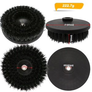 <span class=keywords><strong>Cepillo</strong></span> de limpieza eléctrico de 6 pulgadas (150 mm) negro, hueco, con cabezal M14 <span class=keywords><strong>para</strong></span> taladro, ideal <span class=keywords><strong>para</strong></span> limpiar muebles de <span class=keywords><strong>madera</strong></span>. - Product Image 2