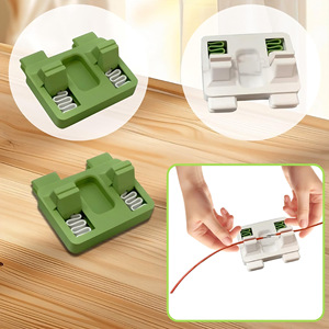 Pince à souder en fil métallique, outil de construction de modèles en plastique pour l'assemblage de jouets, couleur blanc-vert - Product Image 3