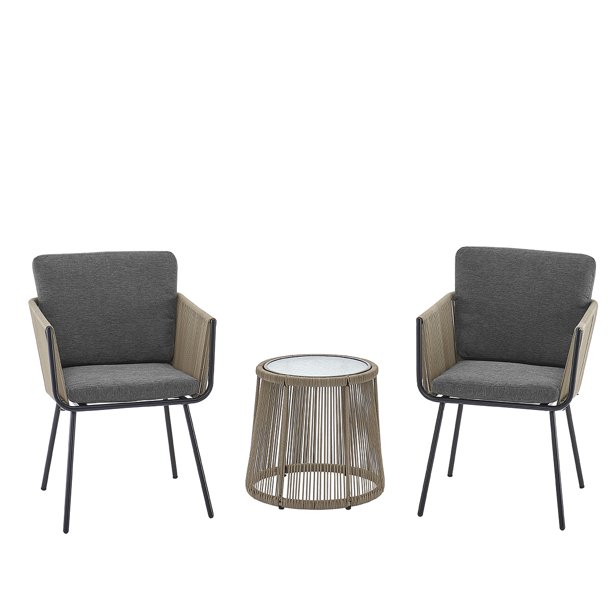 Outdoor furniture customized garden patio chair set rope leisure chair