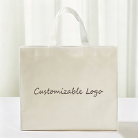 Sac de courses pliable personnalisé en polypropylène non tissé, robuste, avec poignée, pour vêtements, chaussettes et cadeaux, vente en gros