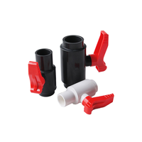 Vanne d'eau en plastique personnalisée-UPVC interrupteur à bille pour raccords de tuyaux et réparations Valve Compuerta Pvc Valve PVC plastique Ppr