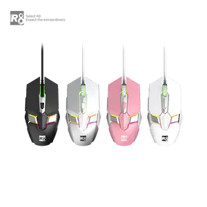 OEM RGB Mouse With 3200DPI LED lights Wired Guangdong Gaming Mouse Custom mouse
