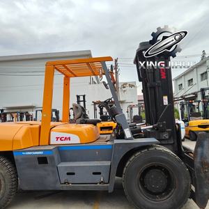 รถยก TCM FD100Z8 10 ตัน รถยกมือสองจากญี่ปุ่น 10 ตัน เครื่องยนต์ Isuzu 6BG1 รถยกใช้แล้ว รถยกใช้น้ำมันเชื้อเพลิง 3000 มม. 10000 กก. - Product Image 4