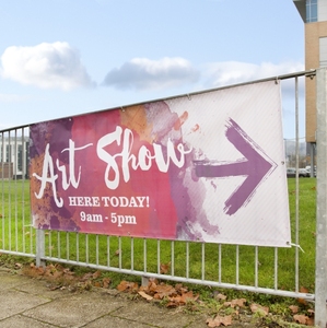 Biểu Ngữ In Vinyl Tùy Chỉnh, Biểu Ngữ In Vinyl <span class=keywords><strong>PVC</strong></span> Đủ Màu Biểu Ngữ Tùy Chỉnh - Product Image 1