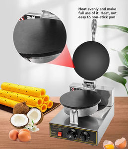 <span class=keywords><strong>Gaufrier</strong></span> ménager antiadhésif <span class=keywords><strong>Pro</strong></span> Commercial Ice Cream Hamburger <span class=keywords><strong>Gaufrier</strong></span> - Product Image 5