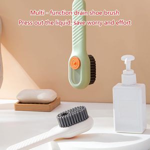 New Washing Soft Clothes Sneaker Cleaning Eco-Friendly ABS+TPR Multifunctional Liquid <b>Shoes</b> Brushes Dispenser - Product Image 4