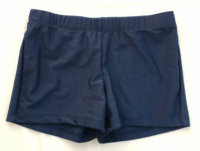 Shorts de Baño para Hombre, Color Negro Mate, Tejido de Punto Elástico y Transpirable, Secado Rápido, para Playa y Piscina