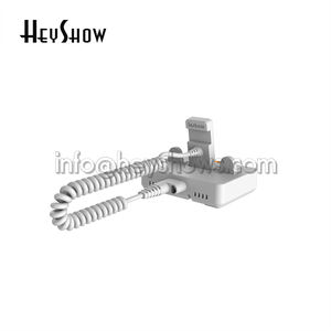 Прозрачная подставка-держатель из АБС-пластика для мобильных телефонов и планшетов с защитой от кражи, вертикальным креплением, датчиком движения, звуковой сигнализацией и функцией зарядки - Product Image 5