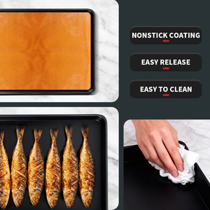 Mới đến hình chữ nhật 40*60 Lò nướng thương mại khay nướng bánh mì khay nướng không dính khay nướng - Product Image 5