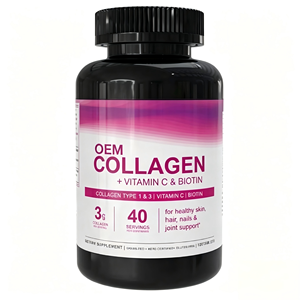 OEM ODM Colágeno Hidrolizado 3000mg con Vitaminas C en Tabletas para el Bienestar, 120 Unidades - Product Image 1